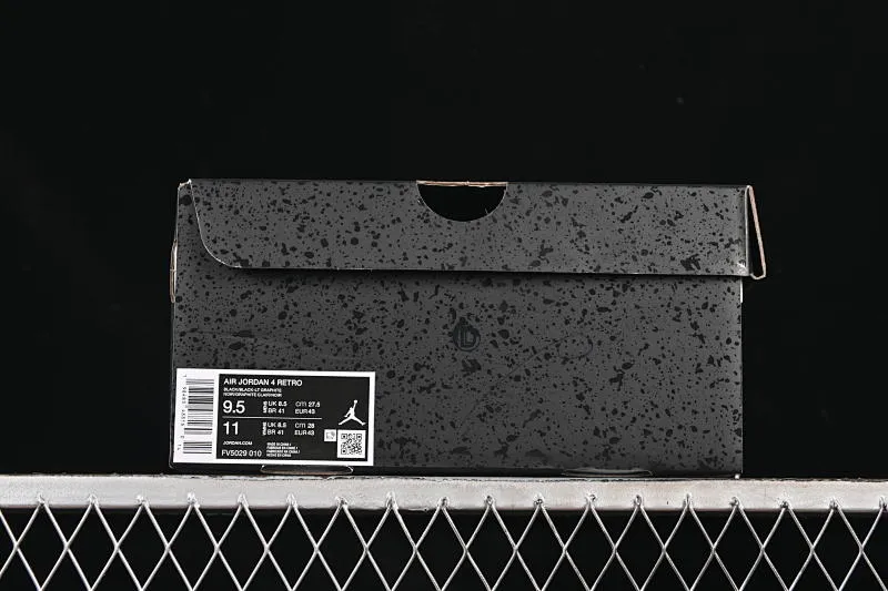 All categories Air Jordan Jordan series basketball shoes Air Jordan 4 GX foreign trade version Air Jordan 4 Retro "Black Cat" AJ4 Joe 4 new black cat FV5029-010